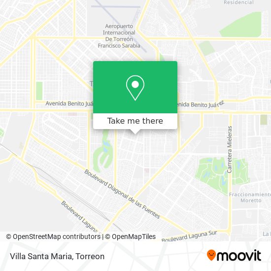 Mapa de Villa Santa Maria