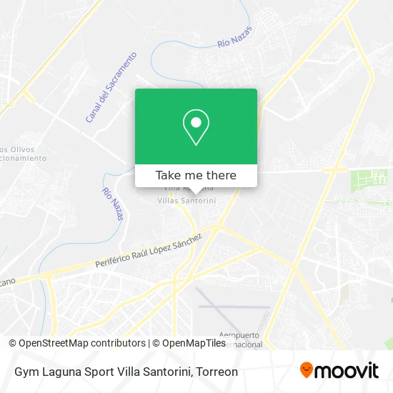 Gym Laguna Sport Villa Santorini map