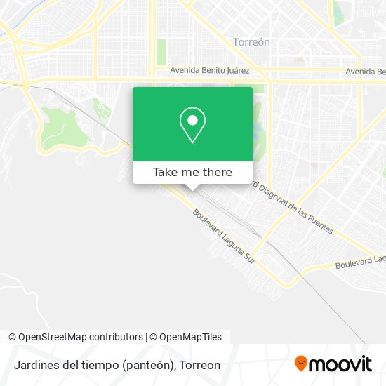 Jardines del tiempo (panteón) map