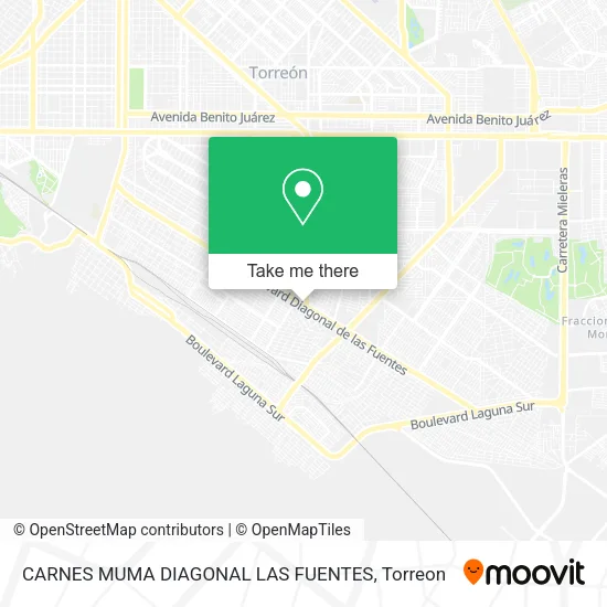 CARNES MUMA DIAGONAL LAS FUENTES map