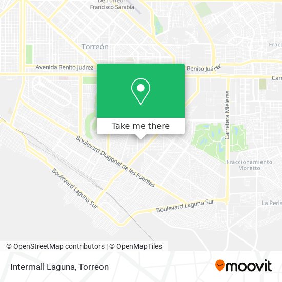Mapa de Intermall Laguna