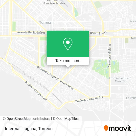 Mapa de Intermall Laguna