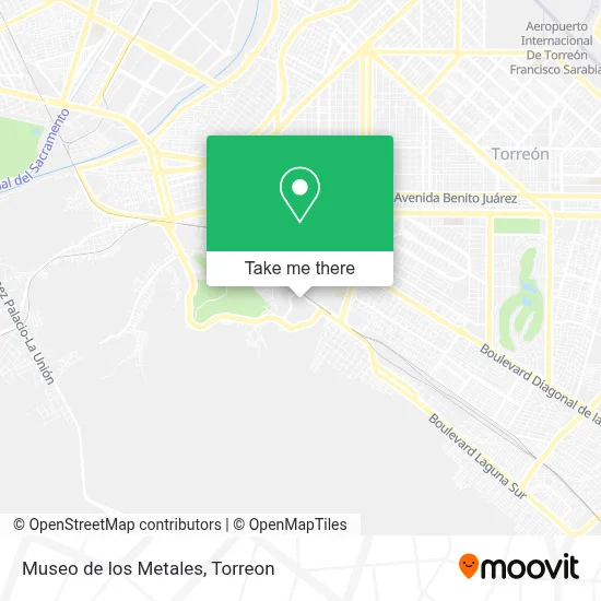 Museo de los Metales map
