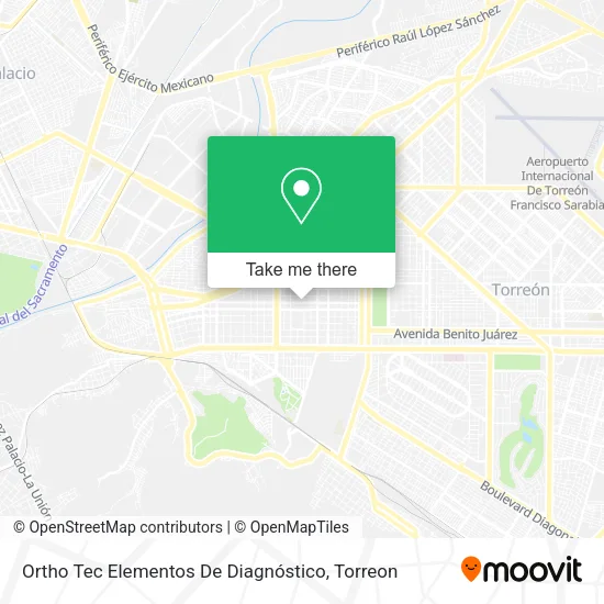 Mapa de Ortho Tec Elementos De Diagnóstico