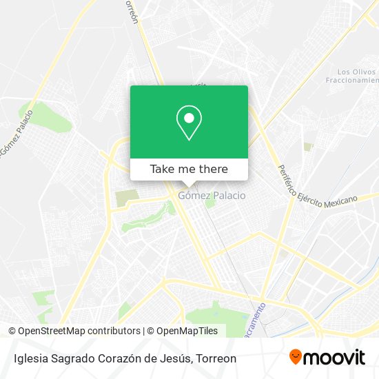 How to get to Iglesia Sagrado Corazón de Jesús in Torreón by Bus?