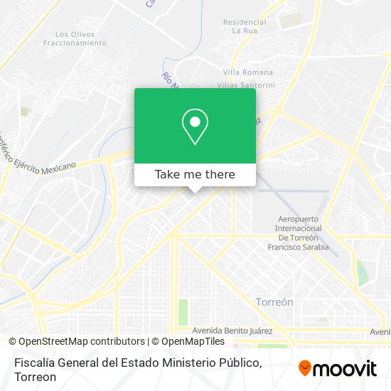 Mapa de Fiscalía General del Estado Ministerio Público