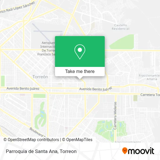 Parroquia de Santa Ana map