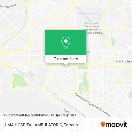 UMA HOSPITAL AMBULATORIO map