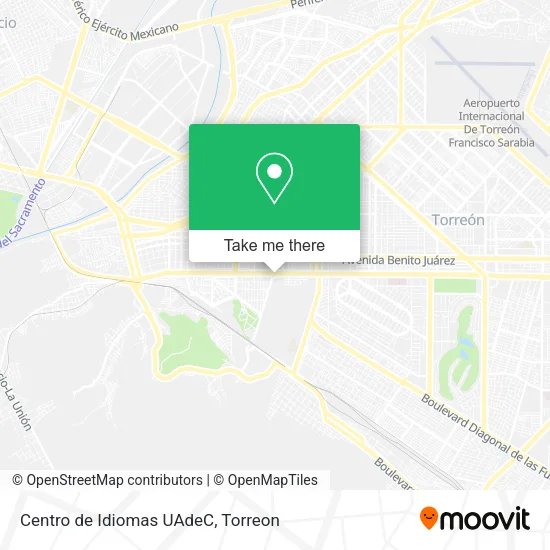 Centro de Idiomas UAdeC map