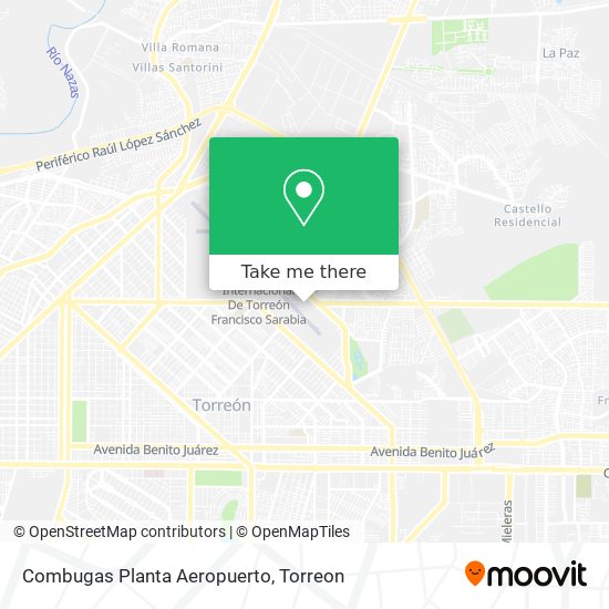 Combugas Planta Aeropuerto map