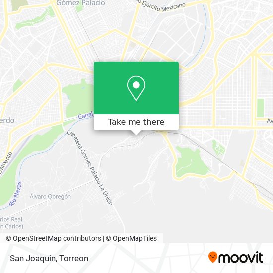 Mapa de San Joaquin