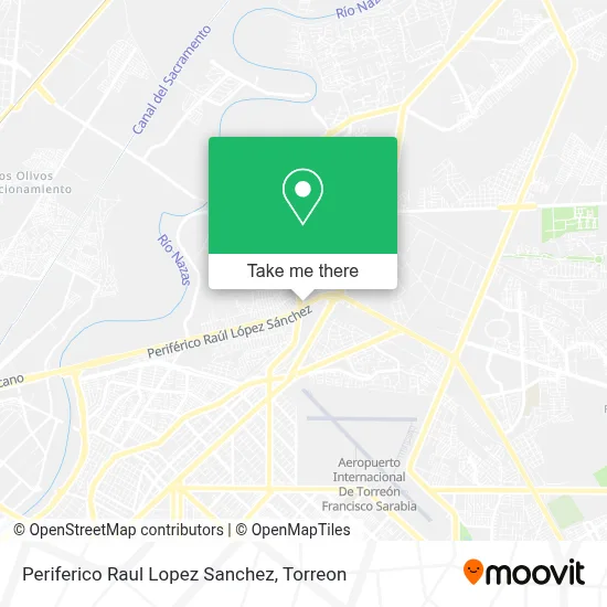 Periferico Raul Lopez Sanchez map