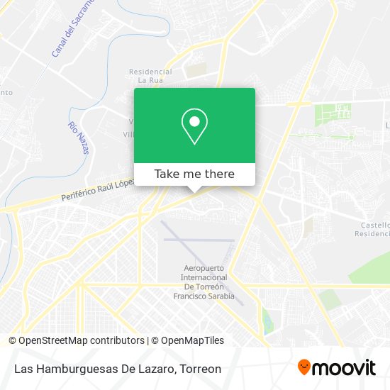 Las Hamburguesas De Lazaro map