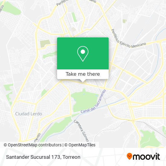 Santander Sucursal 173 map