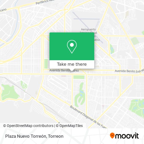 Mapa de Plaza Nuevo Torreón