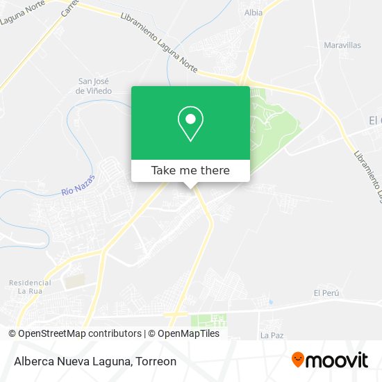 Mapa de Alberca Nueva Laguna