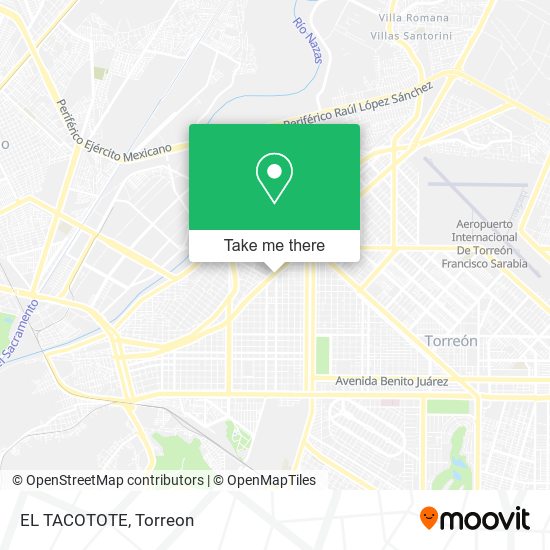 Mapa de EL TACOTOTE