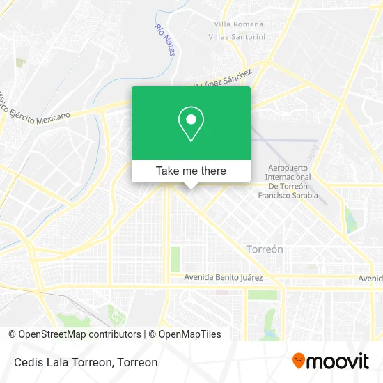 Cedis Lala Torreon map