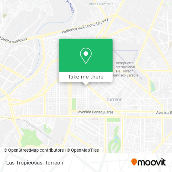 Mapa de Las Tropicosas