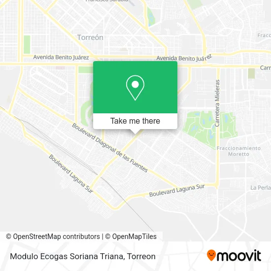 Mapa de Modulo Ecogas Soriana Triana