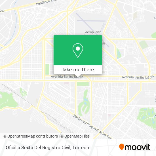 Oficilia Sexta Del Registro Civil map