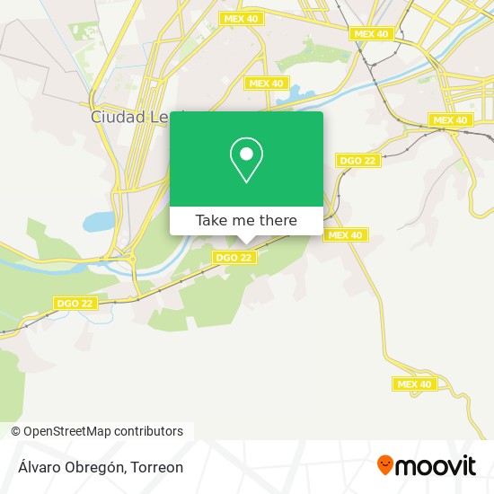 Mapa de Álvaro Obregón