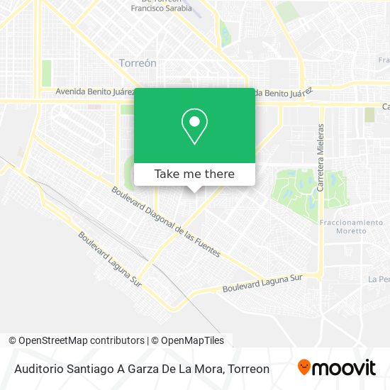 Auditorio Santiago A Garza De La Mora map