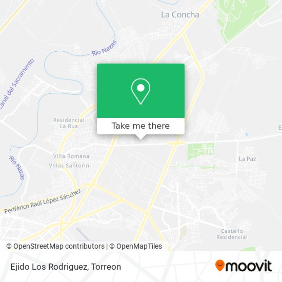 Mapa de Ejido Los Rodriguez