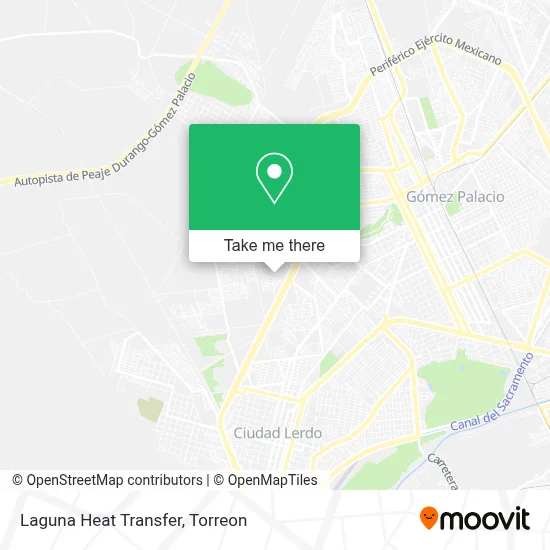 Laguna Heat Transfer map