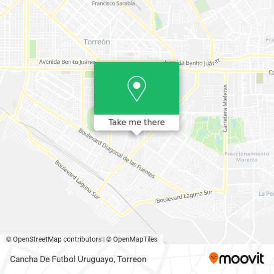 Cancha De Futbol Uruguayo map