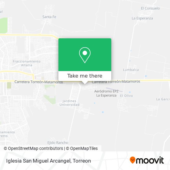 Iglesia San Miguel Arcangel map