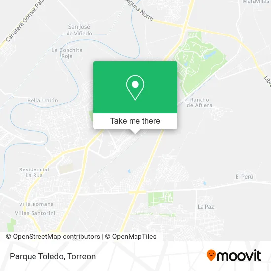 Parque Toledo map