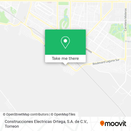 Construcciones Electricas Ortega, S.A. de C.V. map