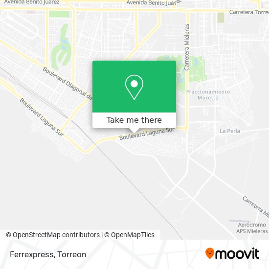 Mapa de Ferrexpress