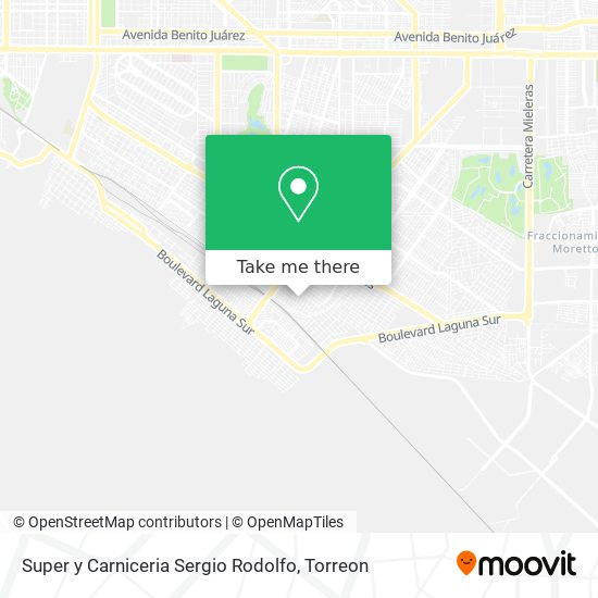 Super y Carniceria Sergio Rodolfo map