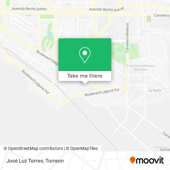 José Luz Torres map