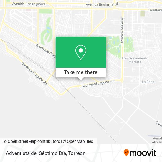 Adventista del Séptimo Día map