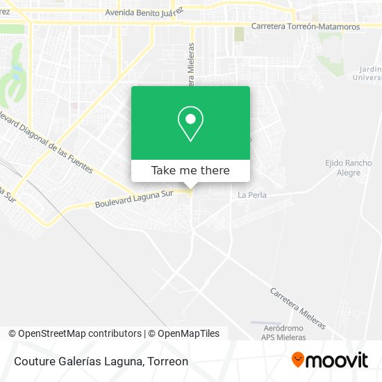 Couture Galerías Laguna map