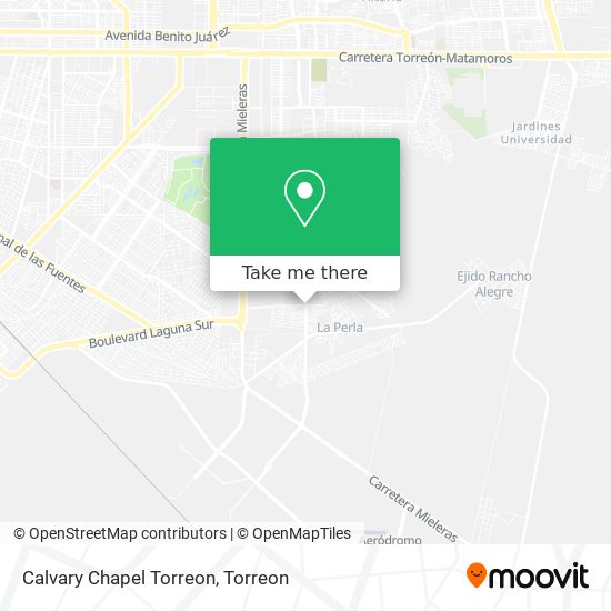 Calvary Chapel Torreon map