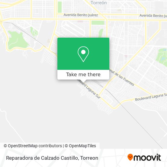 Mapa de Reparadora de Calzado Castillo