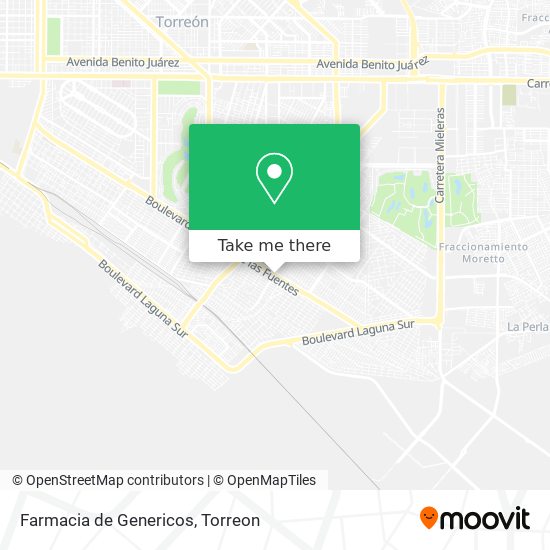 Mapa de Farmacia de Genericos