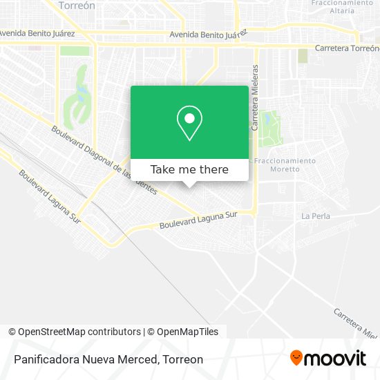Panificadora Nueva Merced map