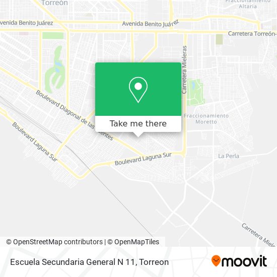 Escuela Secundaria General N 11 map