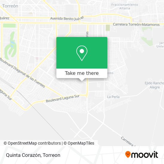Mapa de Quinta Corazón