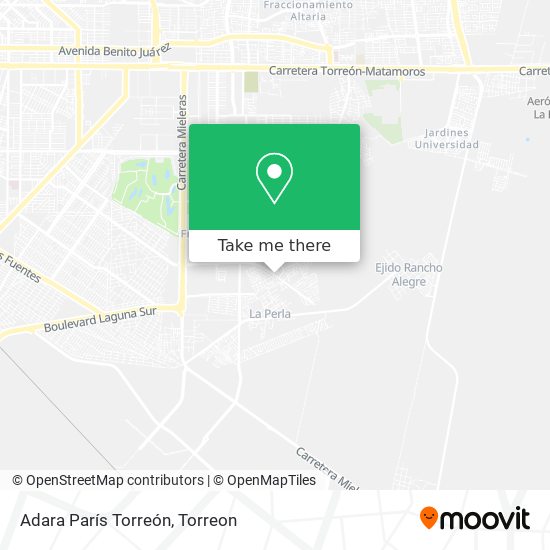 Adara París Torreón map