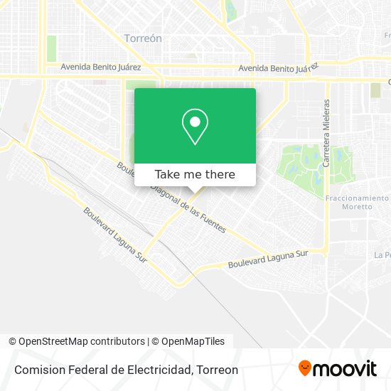 Comision Federal de Electricidad map