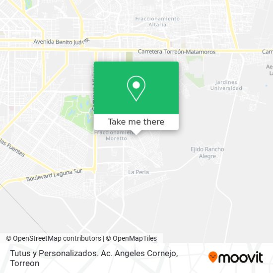 Tutus y Personalizados. Ac. Angeles Cornejo map