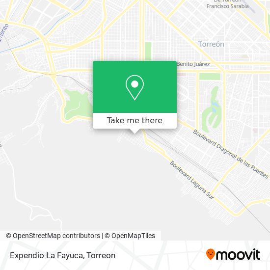 Mapa de Expendio La Fayuca