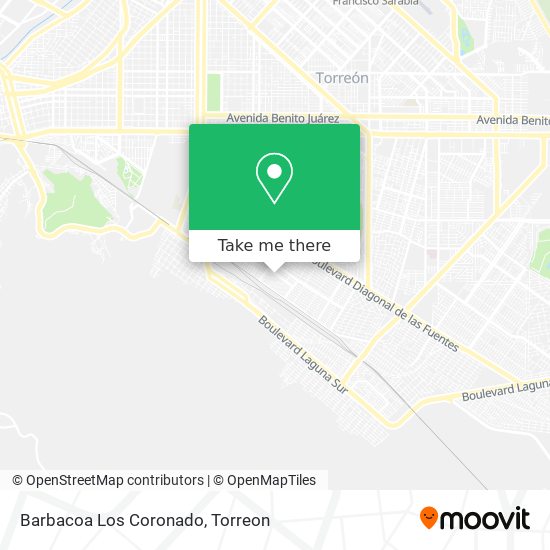 Mapa de Barbacoa Los Coronado