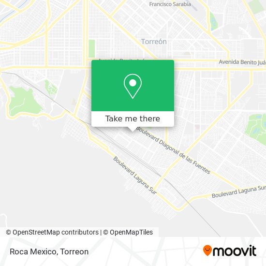 Mapa de Roca Mexico